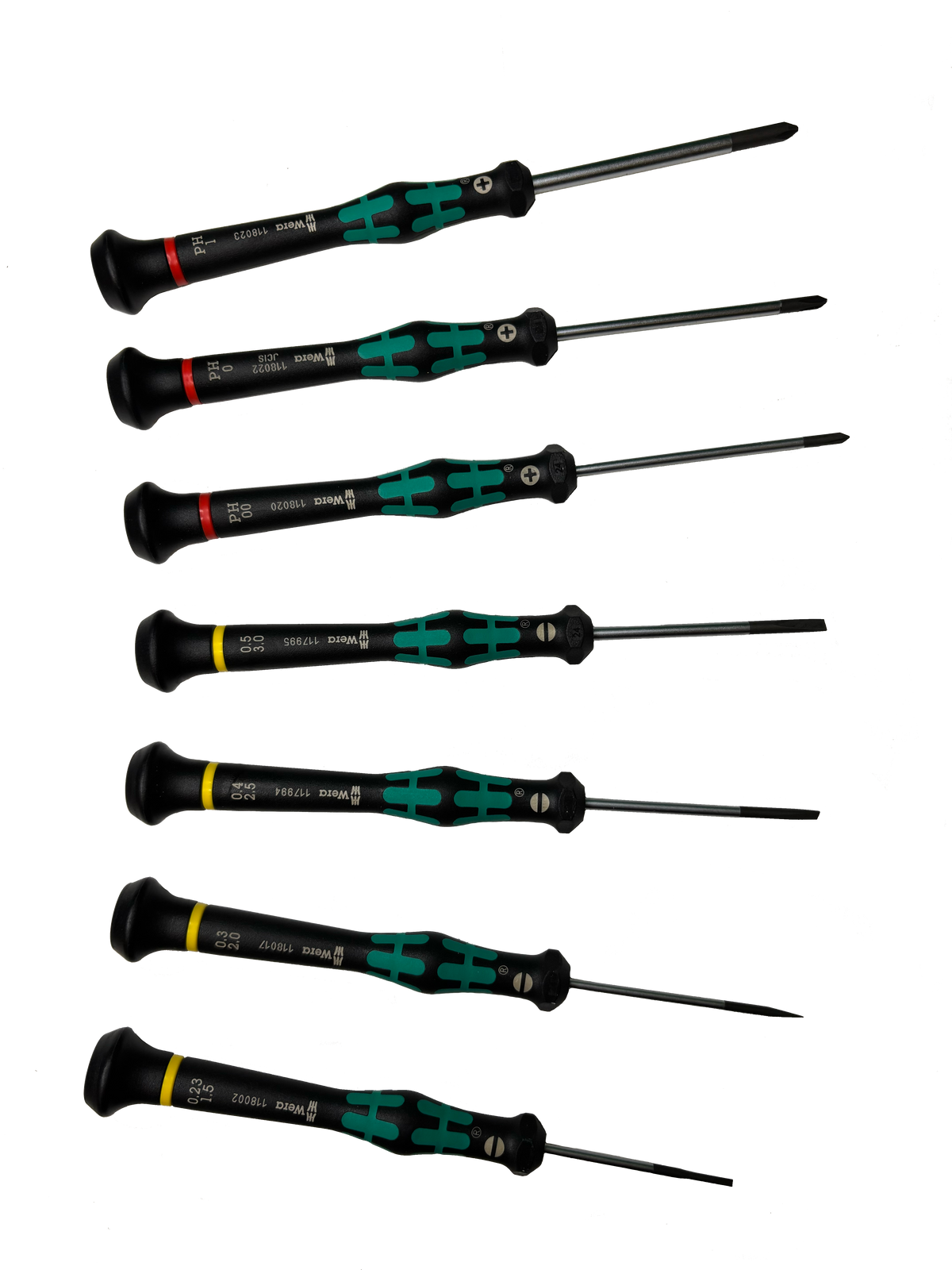 Wera 05345271001 2035/2050 PH 00 - 01/7 SCREWDRIVER SET