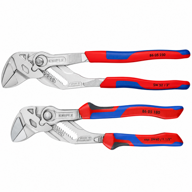 Knipex 2 Pc Pliers Wrench Set 86 05 180 and 86 05 250