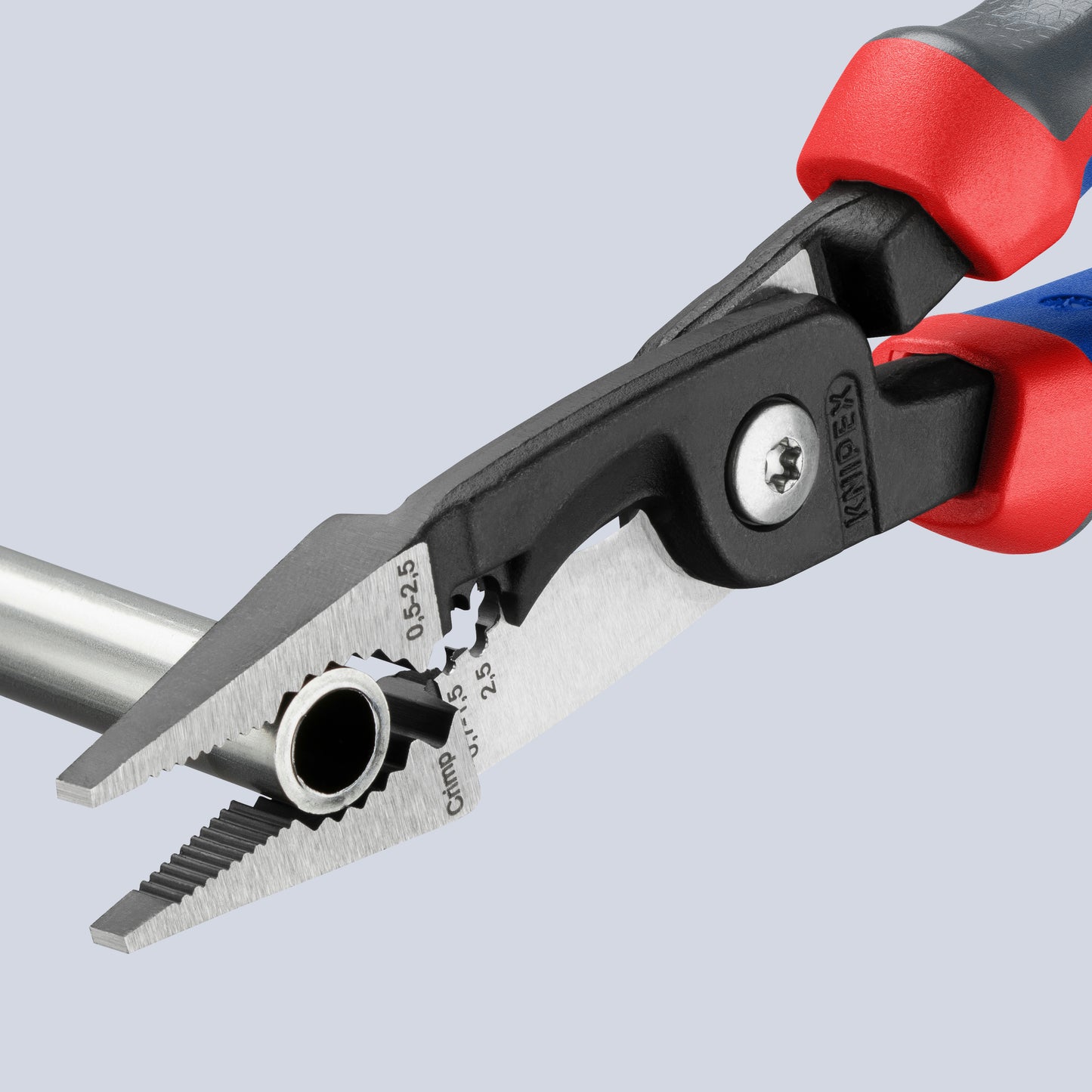 Knipex 13 82 200 SB 6-in-1 Electrical Installation Pliers-Metric Wire - image 7