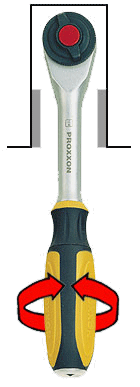 Proxxon 23083 Rotary Drive 3/8 Industrial Ratchet