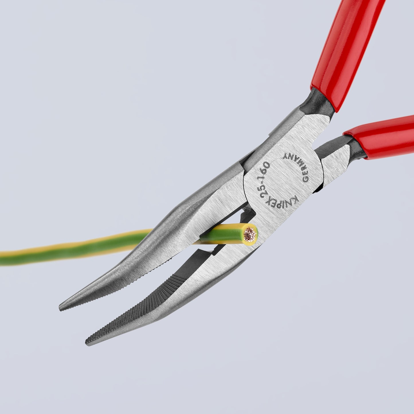 Knipex 25 21 160 Long Nose 40° Angled Pliers with Cutter - image 6