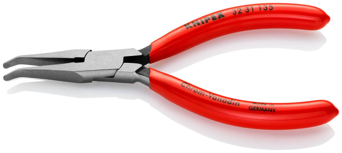 Knipex 32 31 135 Long Nose Relay Adjusting 40° Angled Pliers-Flat Tips - image 3