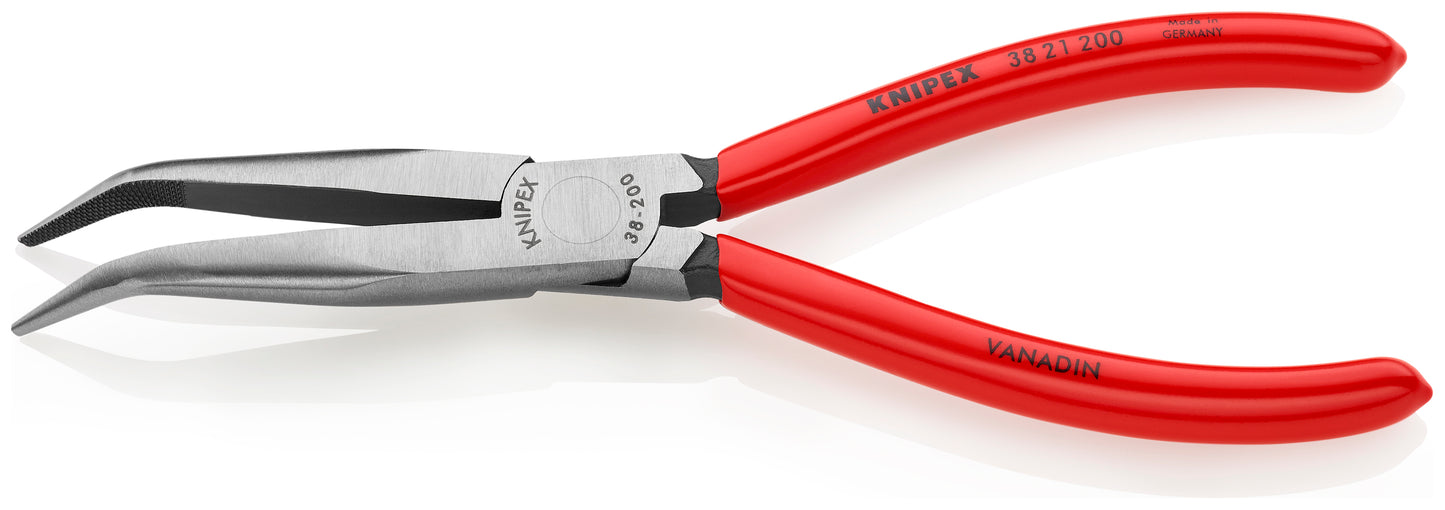 Knipex 38 21 200 Long Nose 40° Angled Pliers without Cutter - image 3