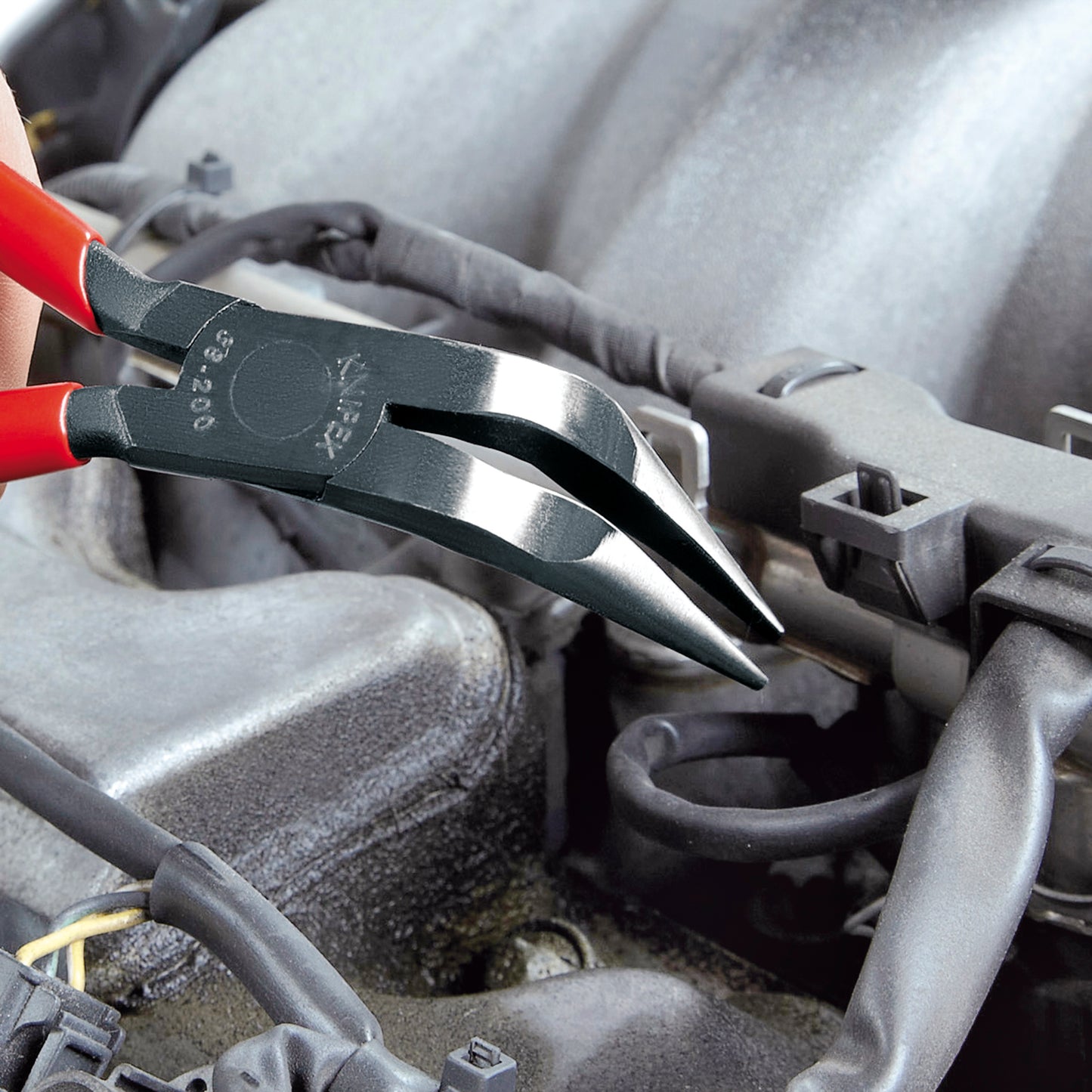 Knipex 38 71 200 Long Nose 70° Angled Pliers without Cutter - image 4