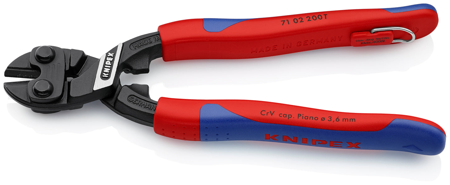 Knipex 71 02 200 T BKA CoBolt® High Leverage Compact Bolt Cutters-Tethered Attachment - image 3