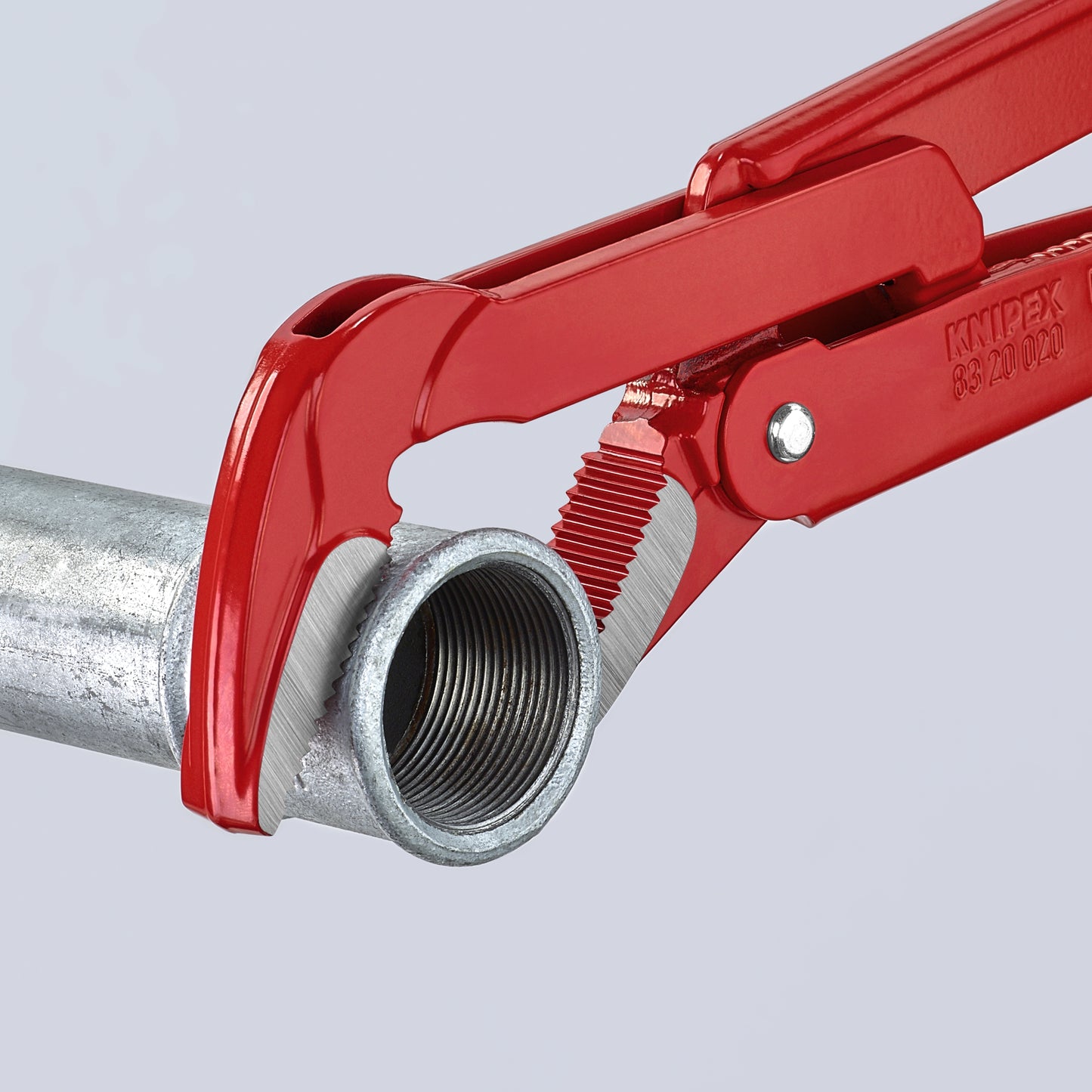 Knipex 83 20 020 Swedish Pipe Wrench-45° - image 6
