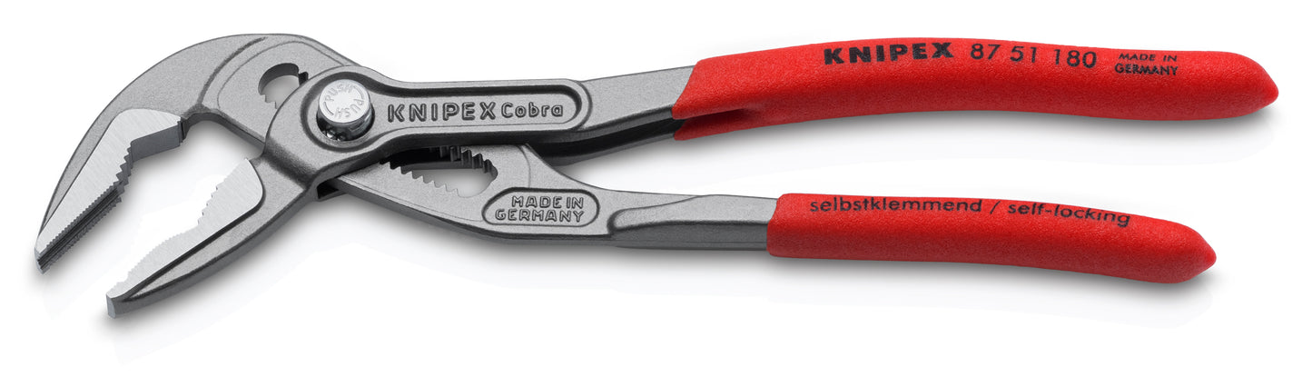 New Knipex 87 51 180 Cobra® ES Water Pump Pliers extra-slim