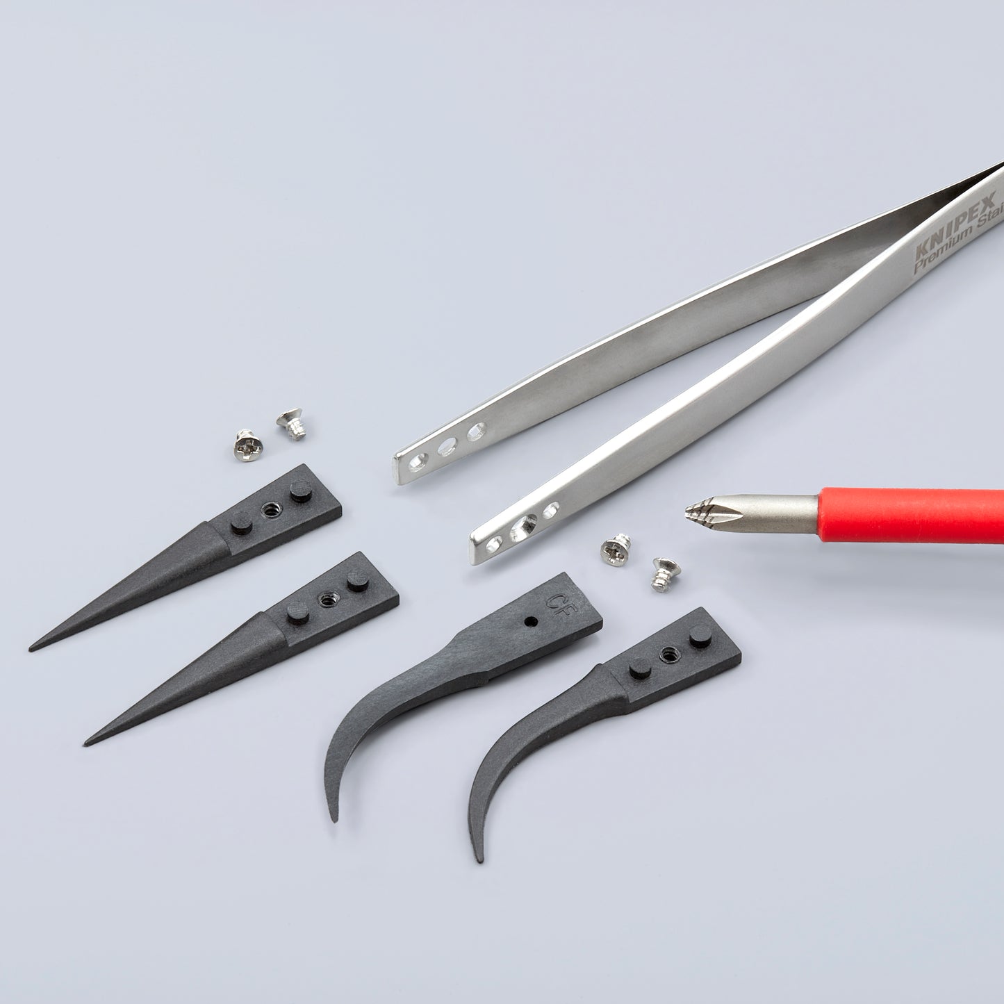 Knipex 92 81 05 Premium Stainless Steel Gripping Tweezers-Pointed Tips - image 8