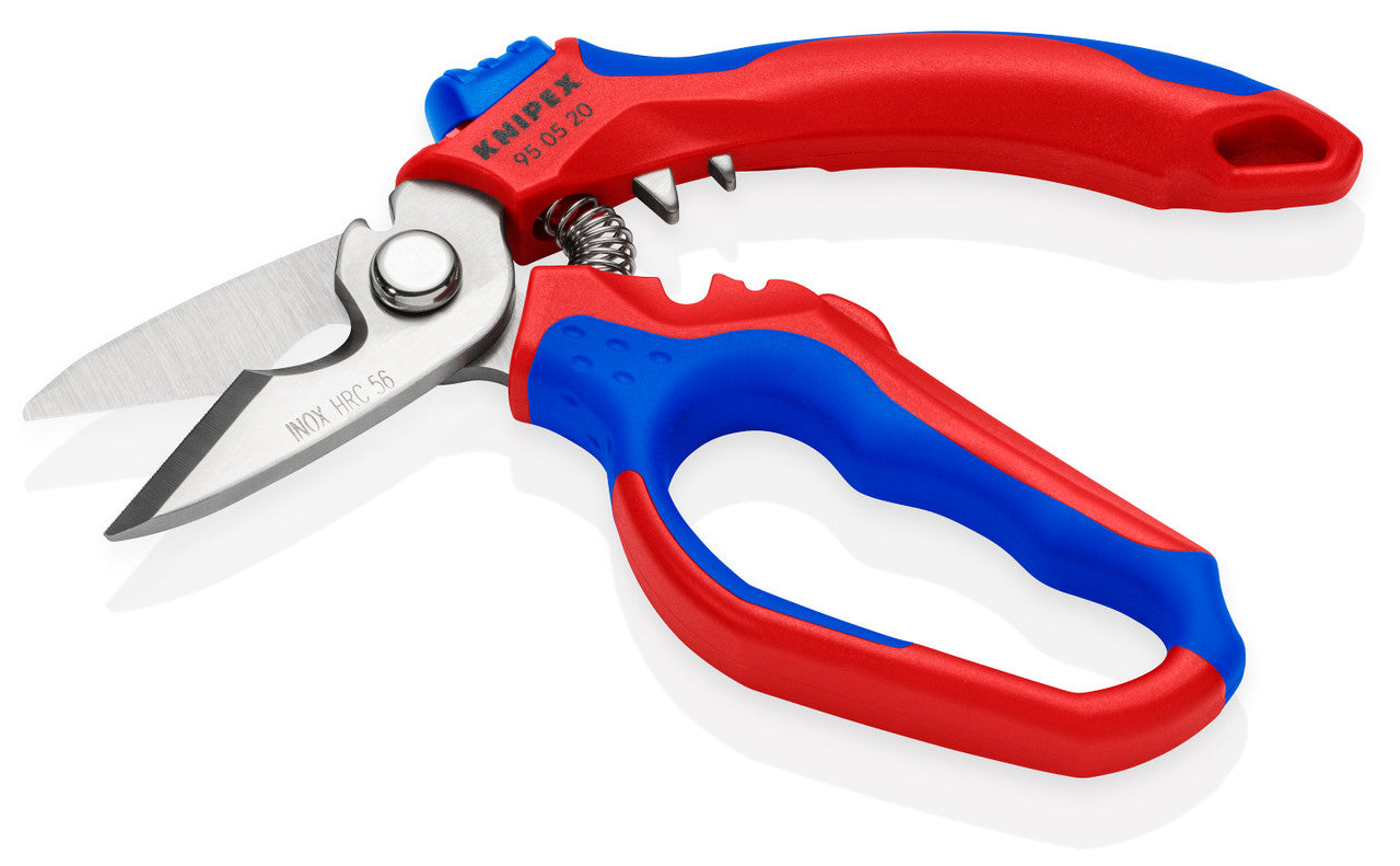 Knipex 95 05 20 Angled Electricians' Shears with Holster