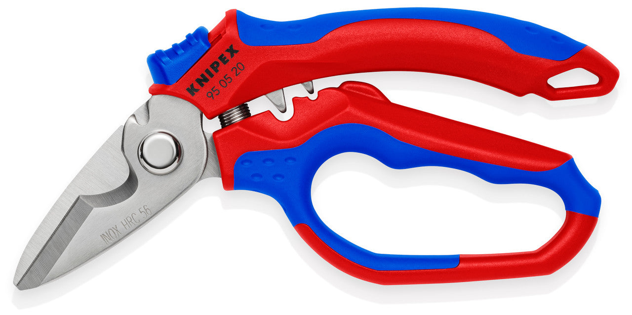 Knipex 95 05 20 Angled Electricians' Shears with Holster