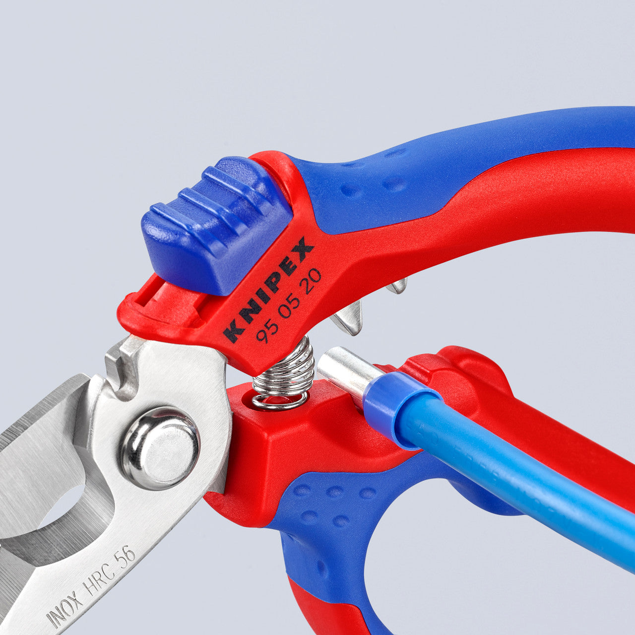 Knipex 95 05 20 Angled Electricians' Shears with Holster