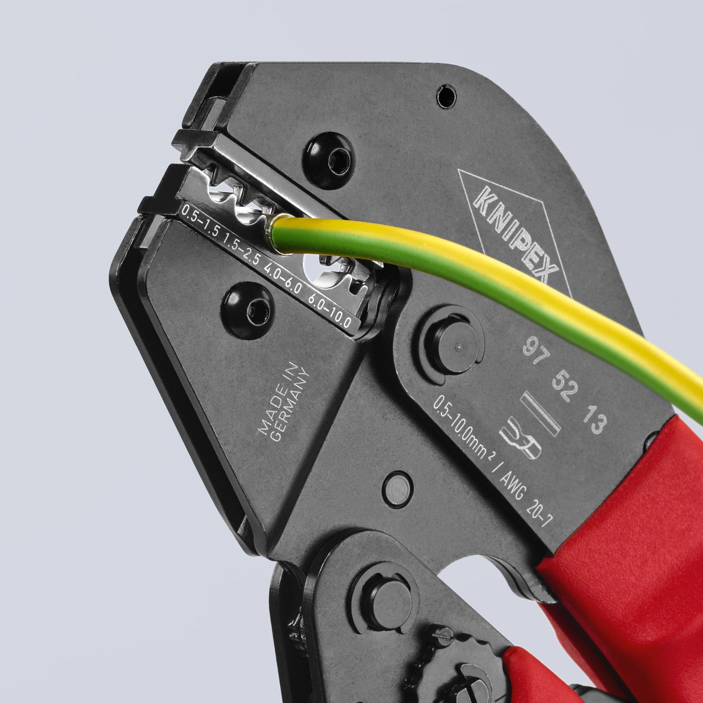 Knipex 97 52 13 Crimping Pliers For Non-insulated Crimp Terminals, Tube and Compression Cable Lugs - image 7
