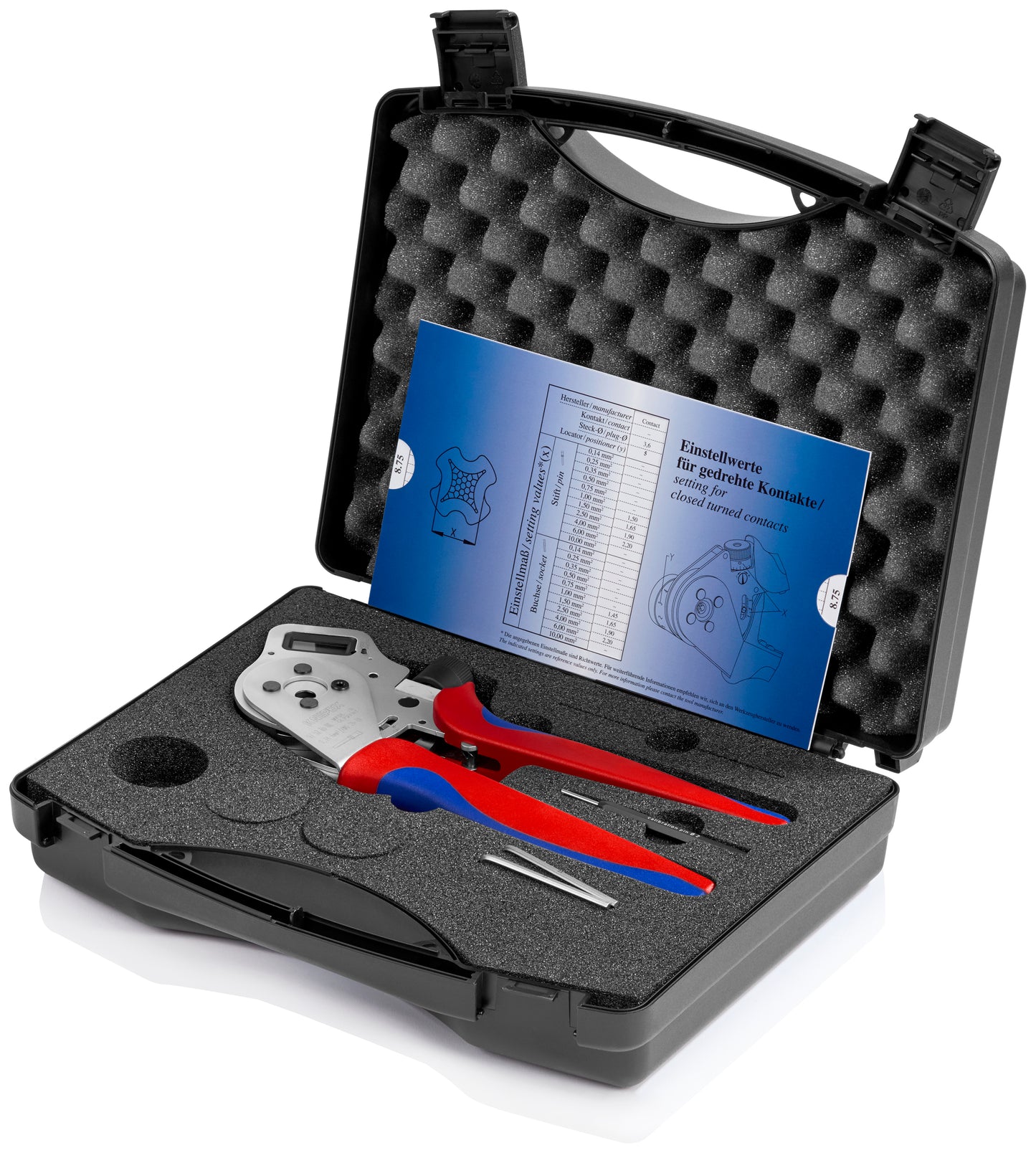 Knipex 97 52 65 DG Digital Crimping Pliers-Four Mandrel For Turned Contacts - image 6
