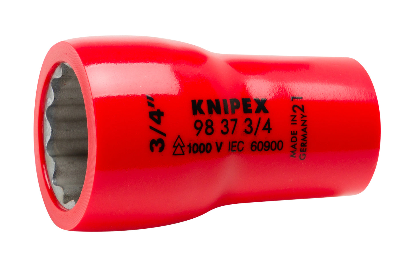 Knipex 98 37 3/4" Hex Socket, 3/8"-1000V Insulated 3/4" - KNIPEX Tools