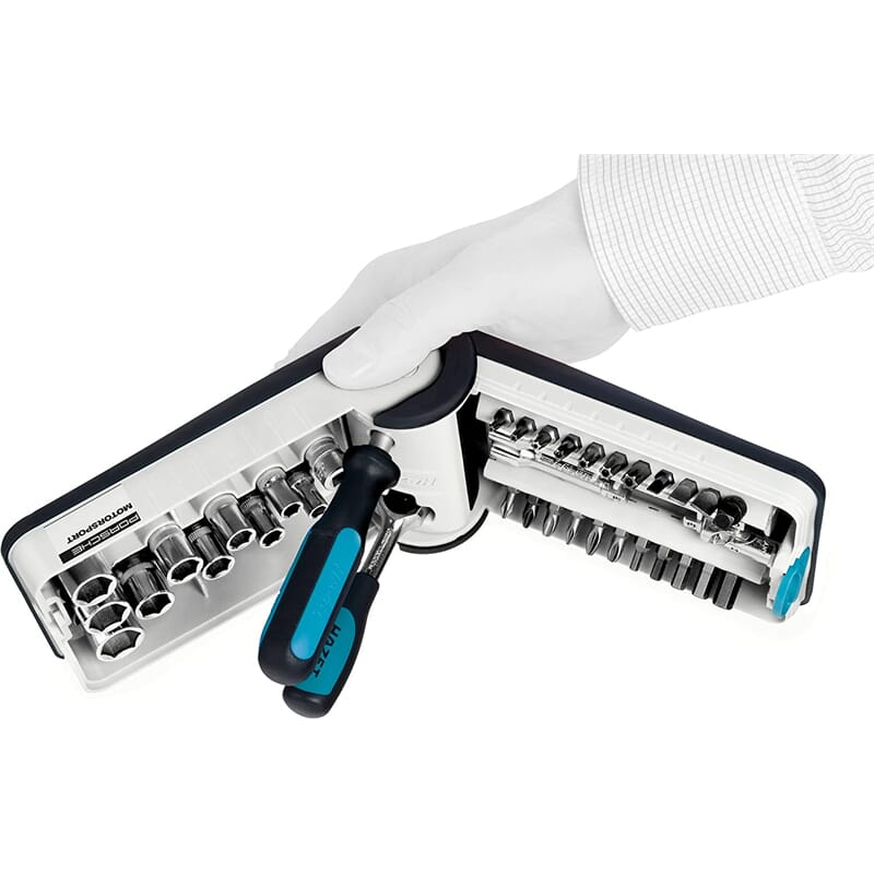 HAZET 856-1-PD - SOCKET AND BIT SET "SMART CASE" - Special Edition PORSCHE MOTORSPORTS