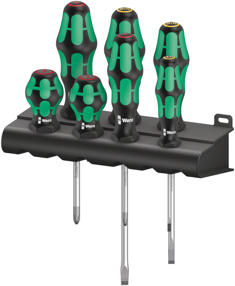 WERA 05008900001 300/7 MIXED KRAFTFORM & STUBBY SET, 7PC PHILLIPS / SLOTTED