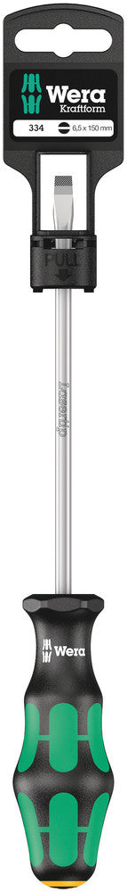 WERA 05100030001 334 1.2 X 6.5 X 150 MM HANG-TAG S/DRIVER FOR SLOTTED SCREWS