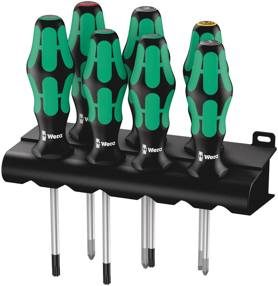 WERA 05320540001 335/350/367/7 LASERTIP RACK SCREWDRIVER SET