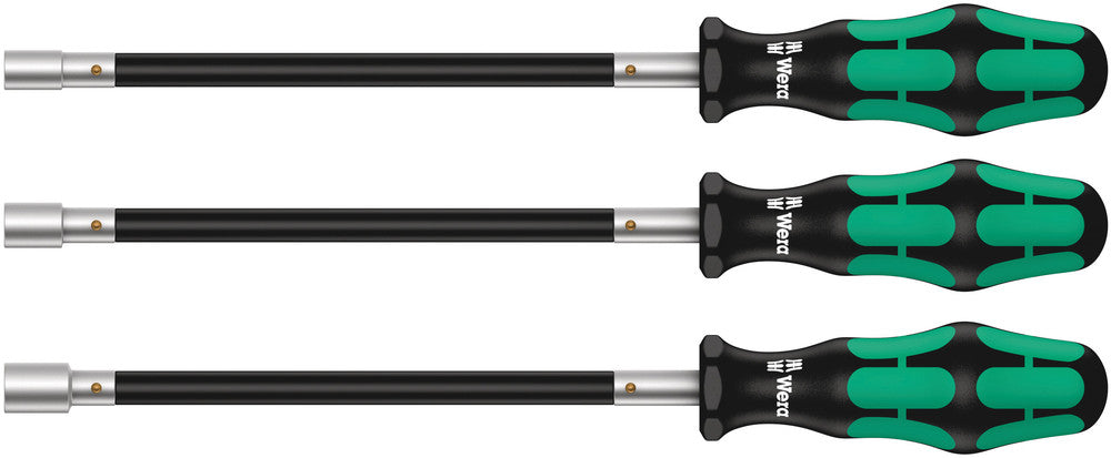 WERA 05135311001 391/3 HOSE CLAMP SCREWDRIVER SET; 3 PIECES; 6 / 7 / 8MM