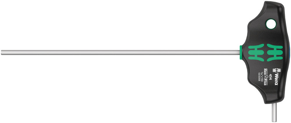 WERA 05023358001 454 HEX-PLUS 7/64" X 150 MM T-HANDLE HEX DRIVER