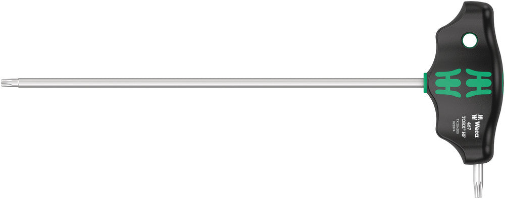 WERA 05023374001 467 TX HF 20 X 200 MM T-HANDLE TORX DRIVER WITH HOLDING FUNCTION