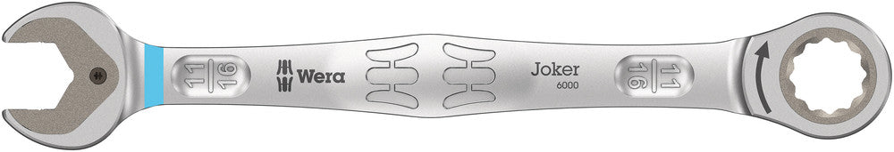 WERA 05073286001 JOKER SW 11/16 SB RATCHETING COMBINATION WRENCH