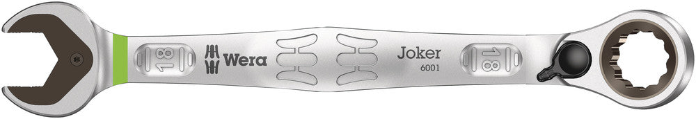 WERA 05020073001 JOKER SWITCH SW 18MM RATCHETING COMBINATION WRENCH