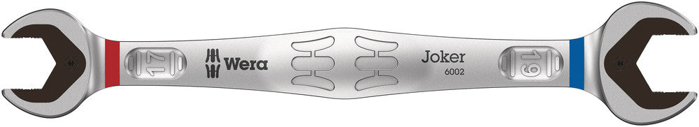 WERA 05003765001 JOKER 17 + 19 METRIC JOKER DOUBLE OPEN-ENDED WRENCH