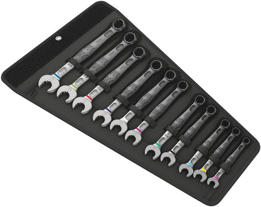 WERA 05020231001 6003 JOKER 11PC COMBINATION WRENCH SET METRIC IN TEXTILE POUCH