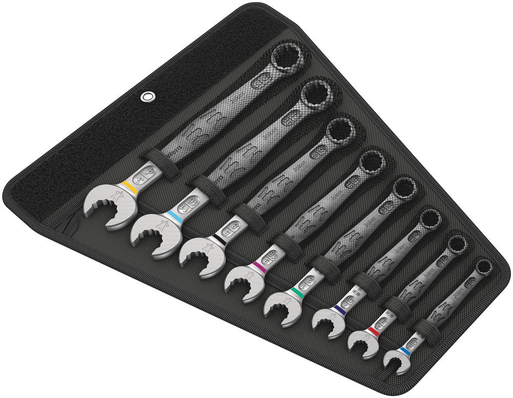 WERA 05020241001 6003 JOKER 8PC COMBINATION WRENCH SET IMPERIAL IN TEXTILE POUCH