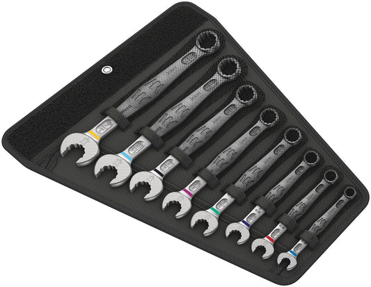 WERA 05020241001 6003 JOKER 8PC COMBINATION WRENCH SET IMPERIAL IN TEXTILE POUCH 