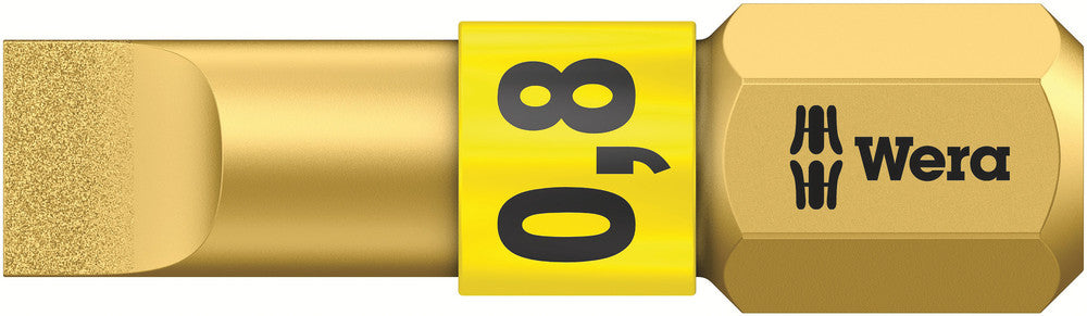 WERA 05056172001 800/1 BDC 0.8 X 5.5 X 25 MM SLOTTED BITS, BITORSION