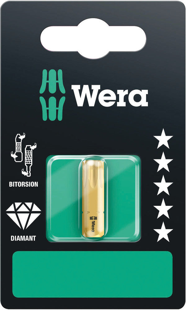 WERA 05134379001 867/1 BDC TX 40 X 25 MM SB TORX BITS, BITORSION