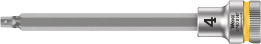 WERA 05003032001 8740 B HF HEX-PLUS SW 4,0 X 100 MM ZYKLOP BIT SOCKET WITH 3/8" DRIVE HOLDING FUNCTION