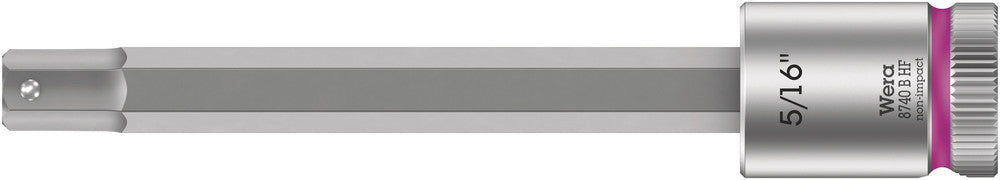 WERA 05003092001 8740 B HF HEX-PLUS SW 5/16" X 100,5 MM ZYKLOP BIT SOCKET WITH 3/8" DRIVE HOLDING FUNCTION
