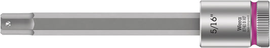 WERA 05003092001 8740 B HF HEX-PLUS SW 5/16" X 100,5 MM ZYKLOP BIT SOCKET WITH 3/8" DRIVE HOLDING FUNCTION