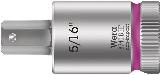 WERA 05003091001 8740 B HF HEX-PLUS SW 5/16" X 38,5 MM ZYKLOP BIT SOCKET WITH 3/8" DRIVE HOLDING FUNCTION