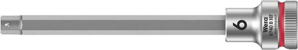 WERA 05003036001 8740 B HF HEX-PLUS SW 6,0 X 100 MM ZYKLOP BIT SOCKET WITH 3/8" DRIVE HOLDING FUNCTION