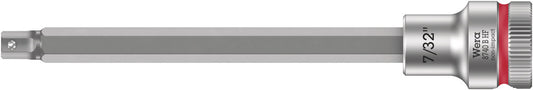 WERA 05003088001 8740 B HF HEX-PLUS SW 7/32" X 107 MM ZYKLOP BIT SOCKET WITH 3/8" DRIVE HOLDING FUNCTION