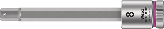 WERA 05003040001 8740 B HF HEX-PLUS SW 8,0 X 100 MM ZYKLOP BIT SOCKET WITH 3/8" DRIVE HOLDING FUNCTION