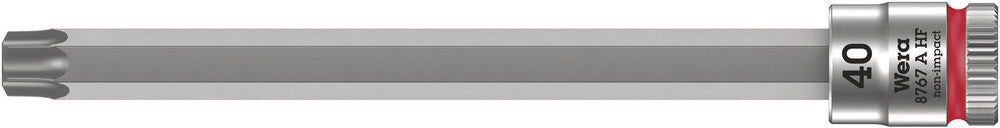 WERA 05003372001 8767 A HF TORX ZYKLOP BIT SOCKET WITH 1/4" DRIVE WITH HOLDING FUNCTION , TX 40 X 100 MM