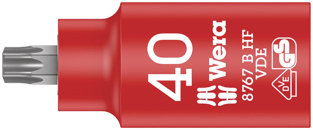 WERA 05004924001 8767 B VDE HF TORX 40 HF INSULATED SOCKET
