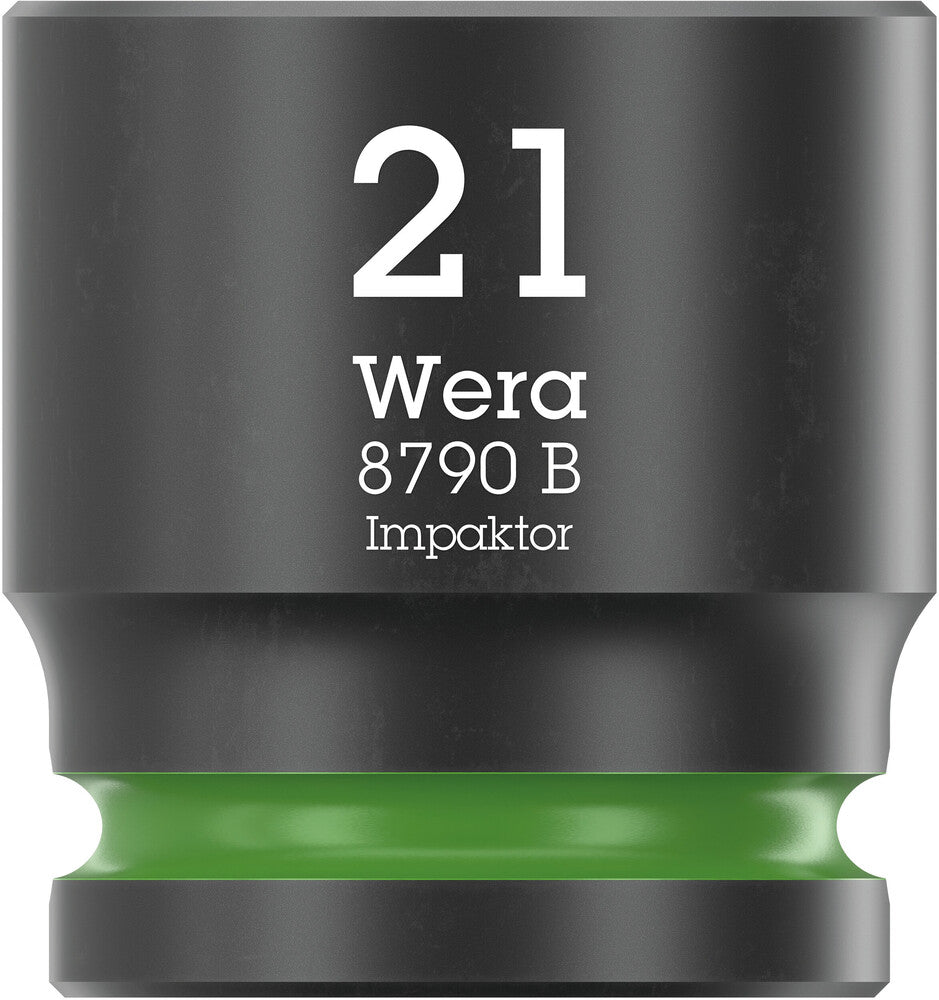 WERA 05005511001 8790 B Impaktor socket with 3/8" drive, 21 x 32 mm