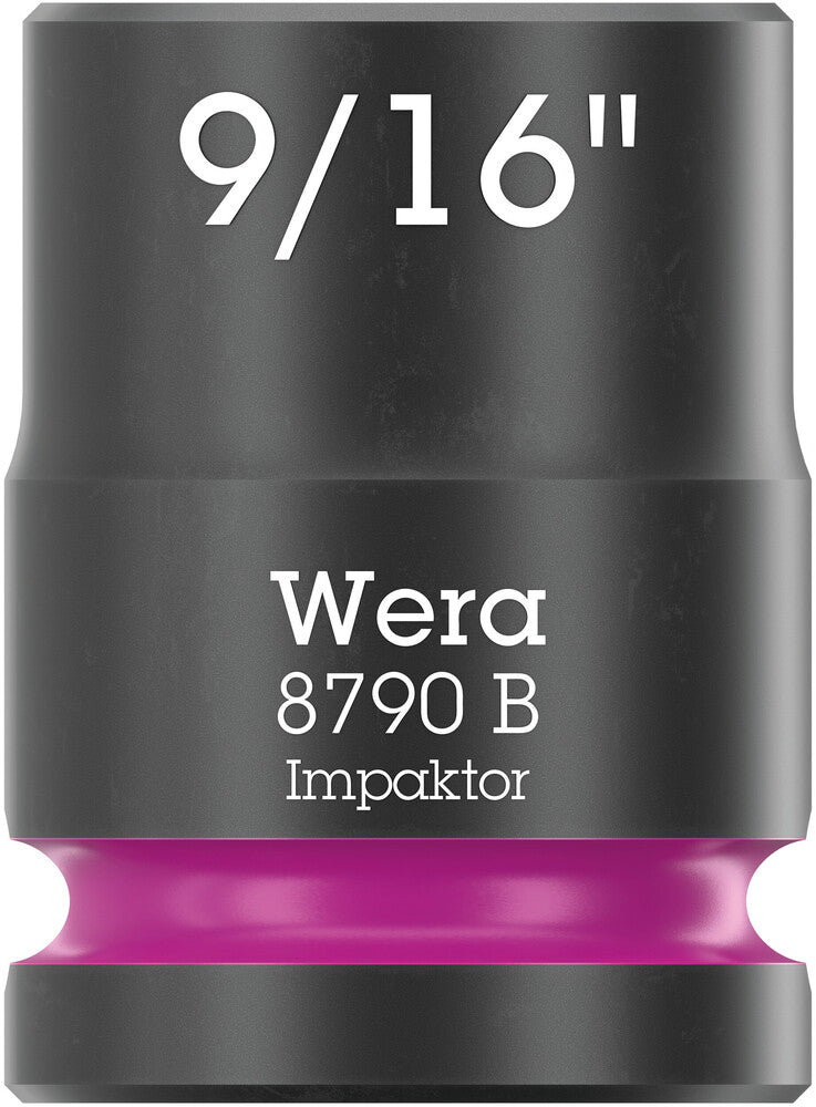WERA 05005519001 8790 B Impaktor socket with 3/8" drive, 9/16" x 30 mm