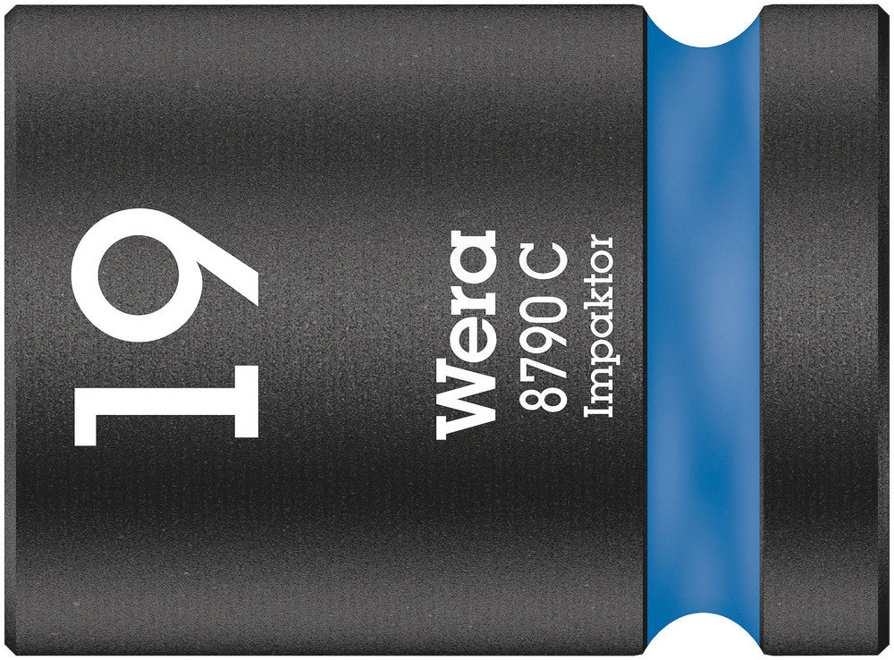 WERA 05004576001 8790 C IMP (1/2" DRIVE IMPACT SOCKETS) IMPACT SOCKET SW 19 BLUE