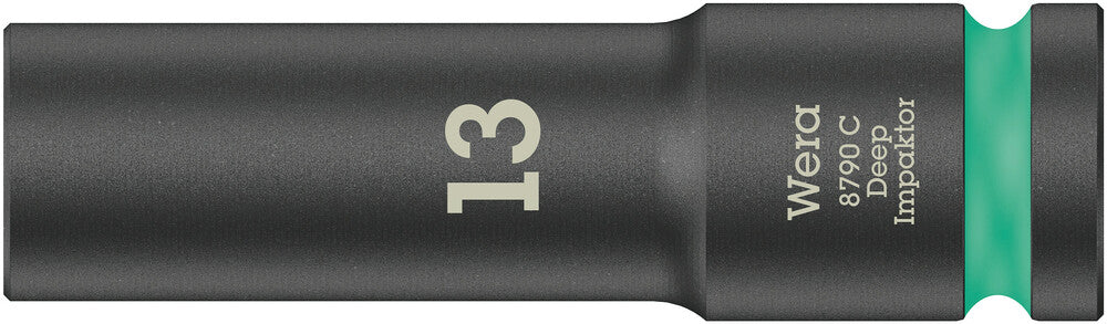 WERA 05004830001 8790 C IMPAKTOR DEEP SOCKET WITH 1/2" DRIVE, 13 X 83 MM