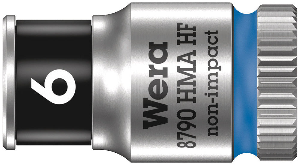 WERA 05003721001 8790 HMA HF ZYKLOP SOCKET WITH 1/4" DRIVE WITH HOLDING FUNCTION , 6,0 MM