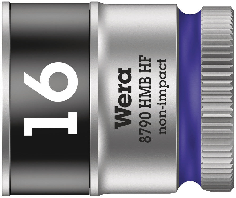 WERA 05003750001 8790 HMB HF 16,0 ZYKLOP SOCKET WITH 3/8" DRIVE, HOLDING FUNCTION