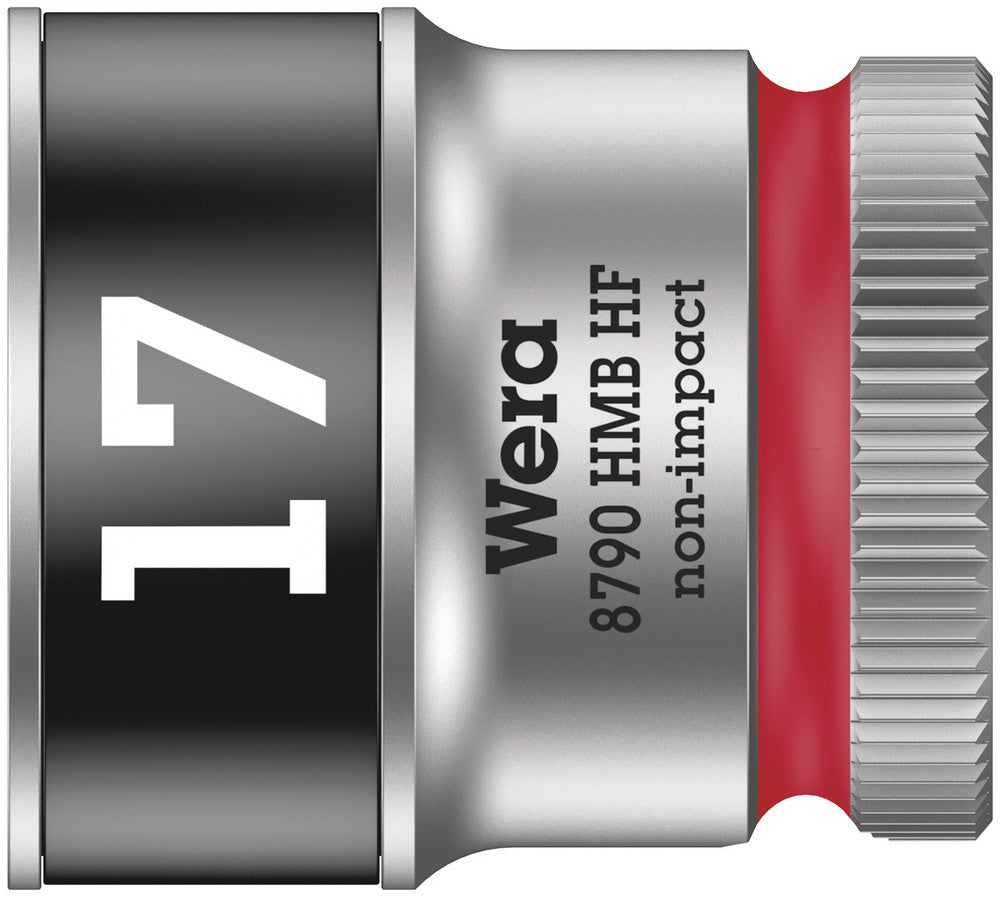 WERA 05003751001 8790 HMB HF 17,0 ZYKLOP SOCKET WITH 3/8" DRIVE, HOLDING FUNCTION