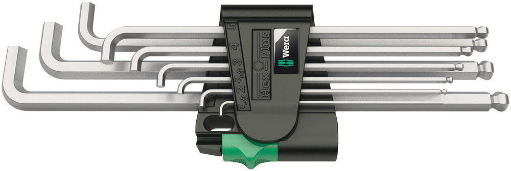 WERA 05073594001 950 PKLS/9 SM N SB LONG ARM HEX KEY SET